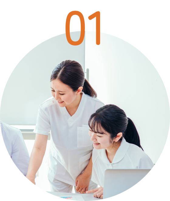 スタッフ同士の写真